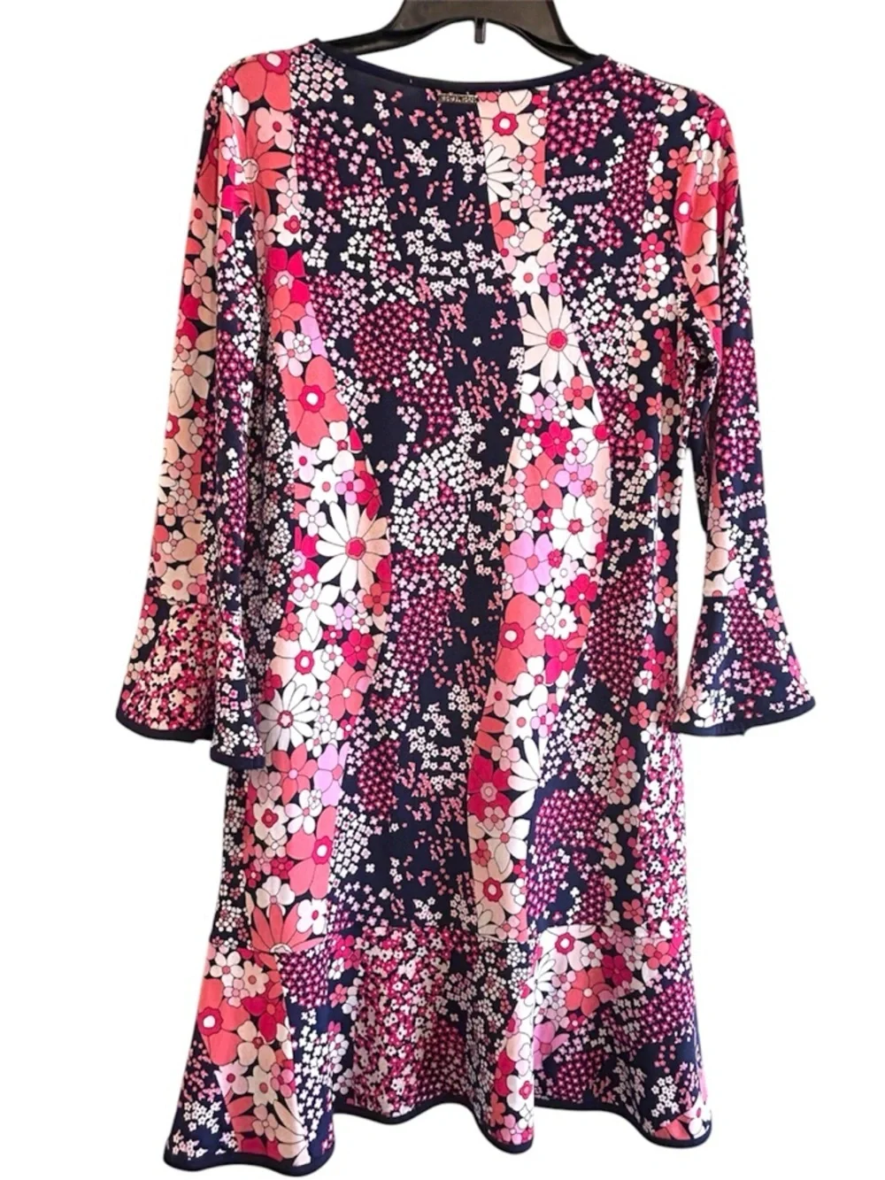 Floral Mini MICHAEL Michael Kors Summer Wedding Guest Dress Floral Bell Sleeve